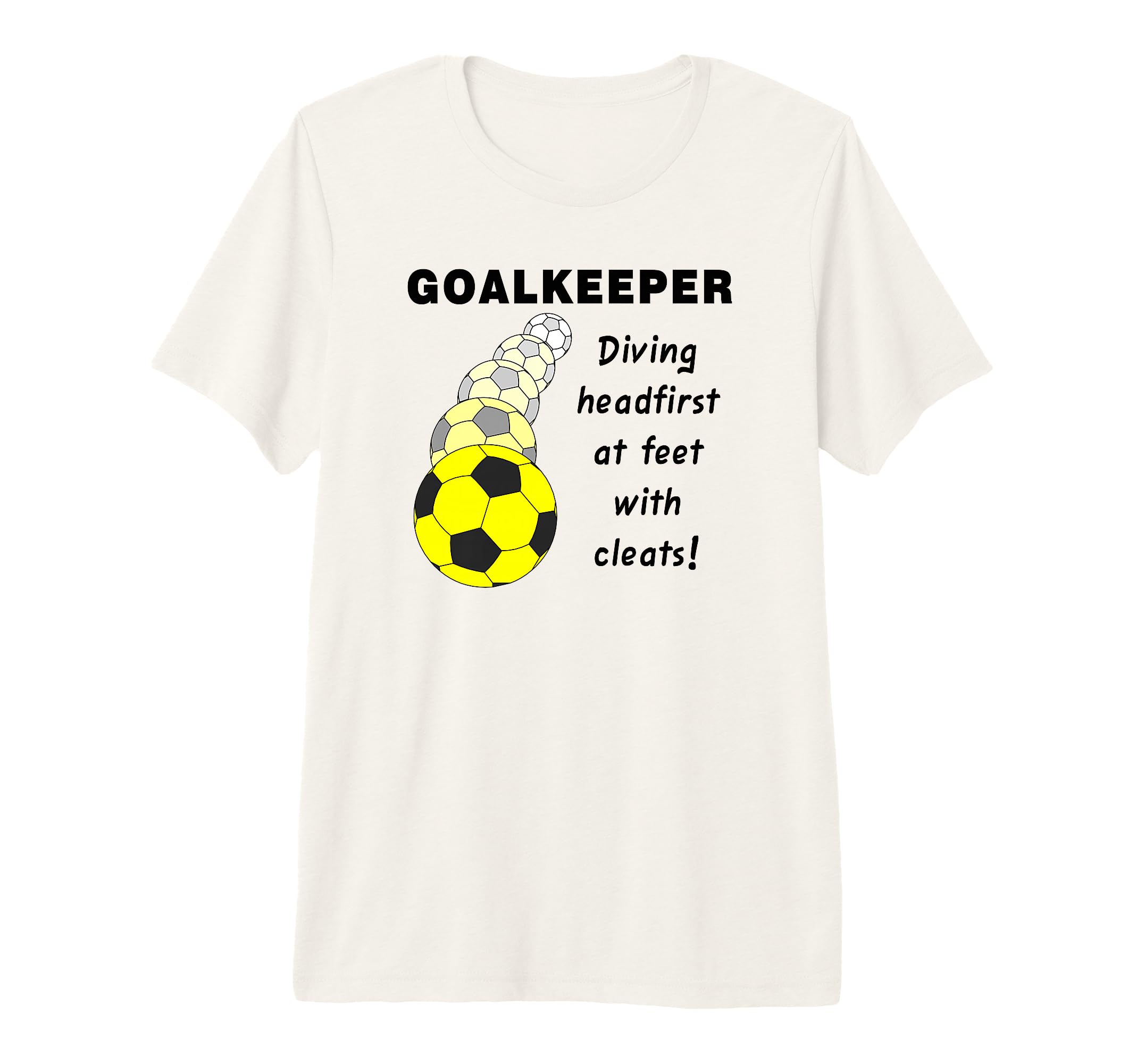 Soccer Goalkeeper Tri Blend T-Shirt - Custom Art Print Unisex - T-Shirt, Sweatshirt, Hoodie