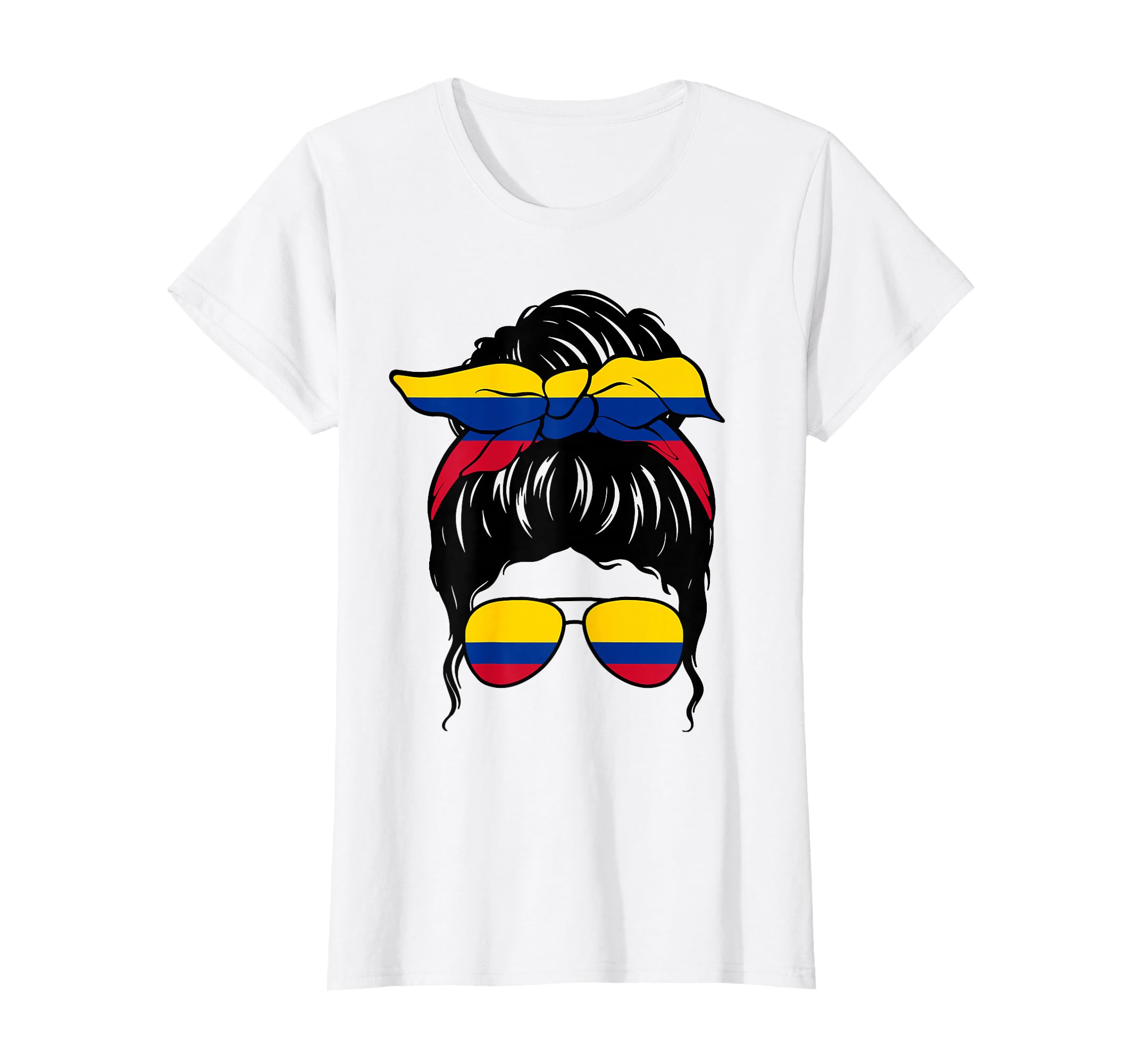 Colombian Colombia Colombian Flag Proud T-Shirt - Custom Art Print Unisex - T-Shirt, Sweatshirt, Hoodie