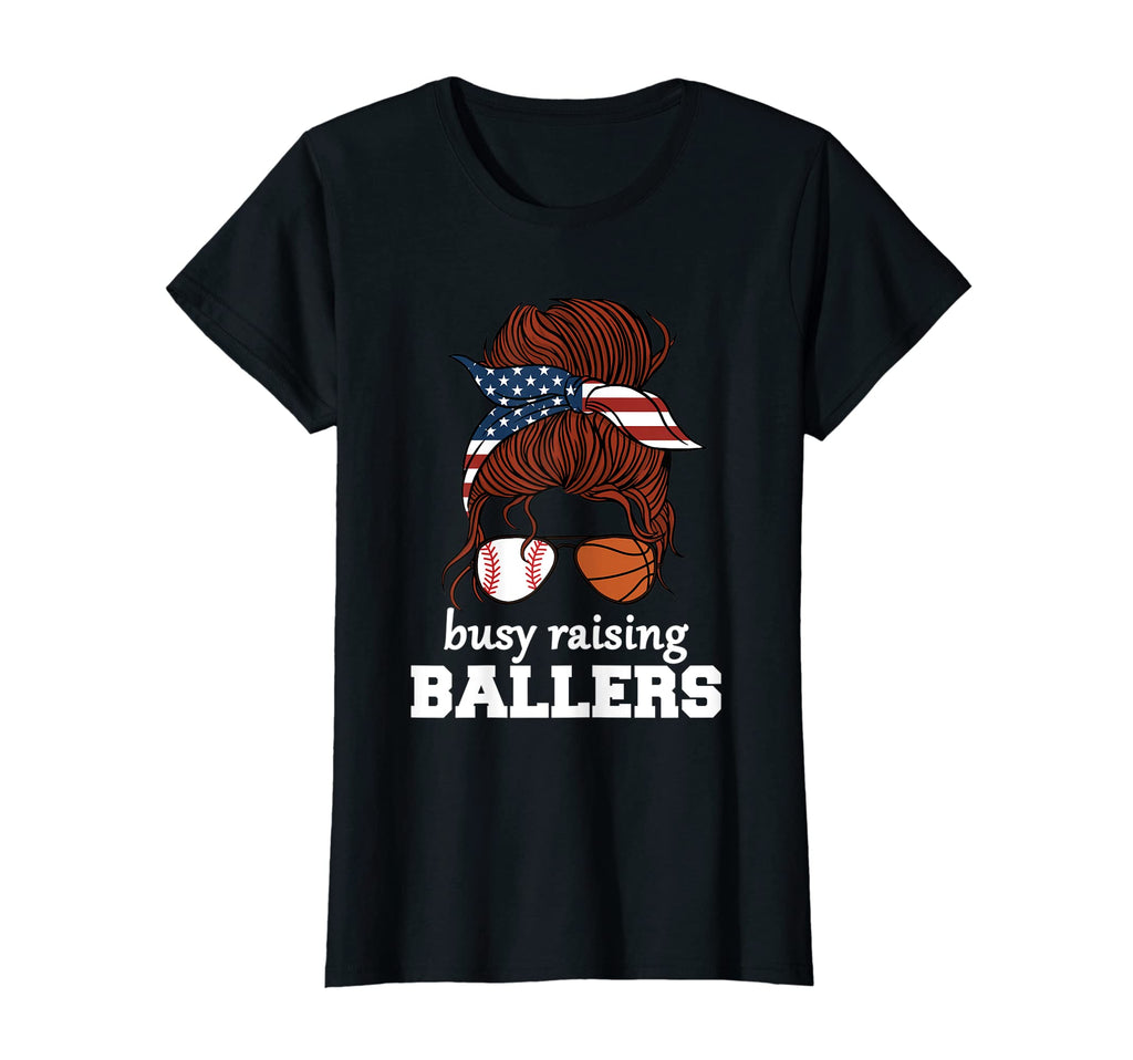 Womens Basketball And Baseball Mom T-Shirt - Casual Everyday Wear Unisex - T-Shirt, Sweatshirt, Hoodie