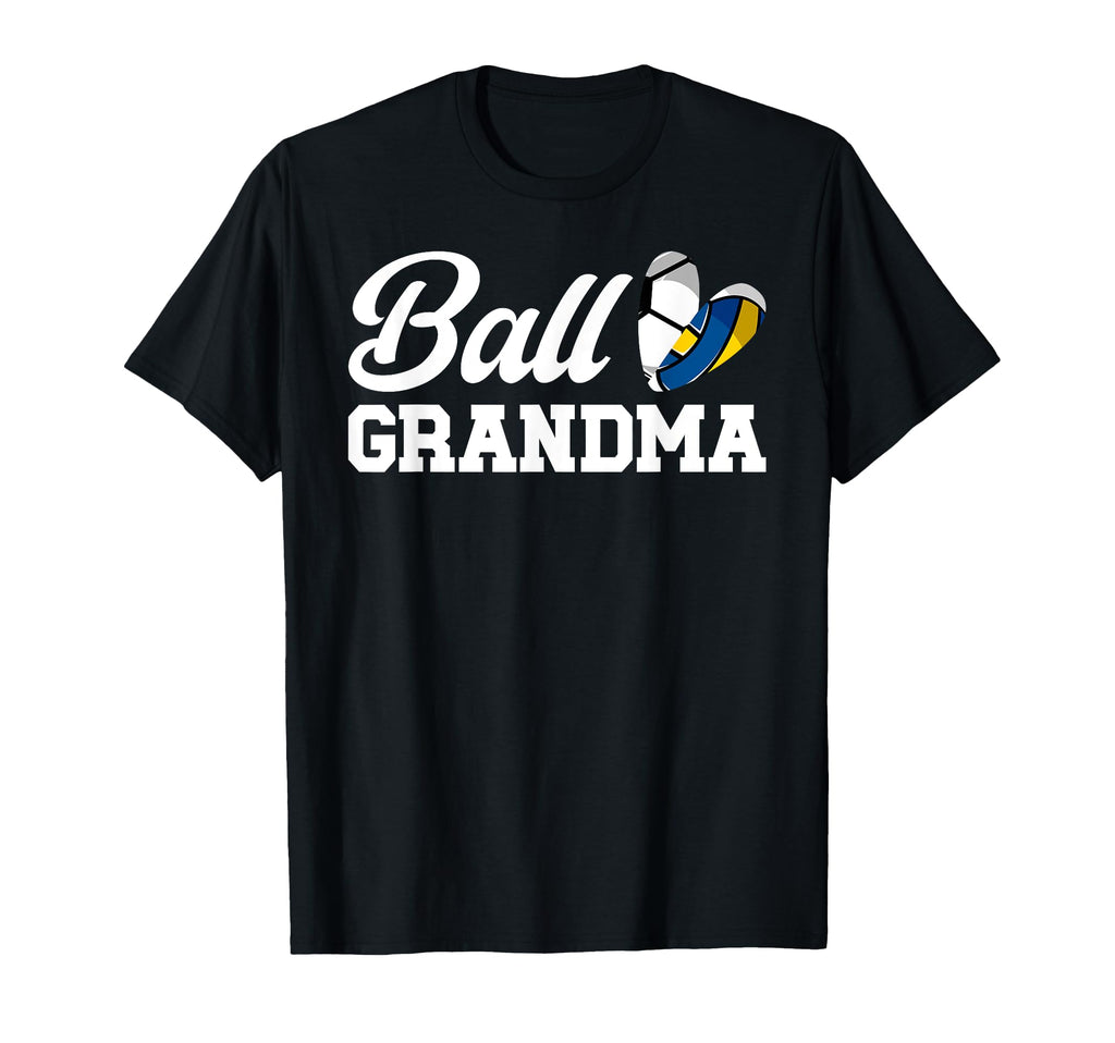 Ball Grandma Heart Volleyball T-Shirt - Fun Novelty Design for Adults - T-Shirt, Sweatshirt, Hoodie