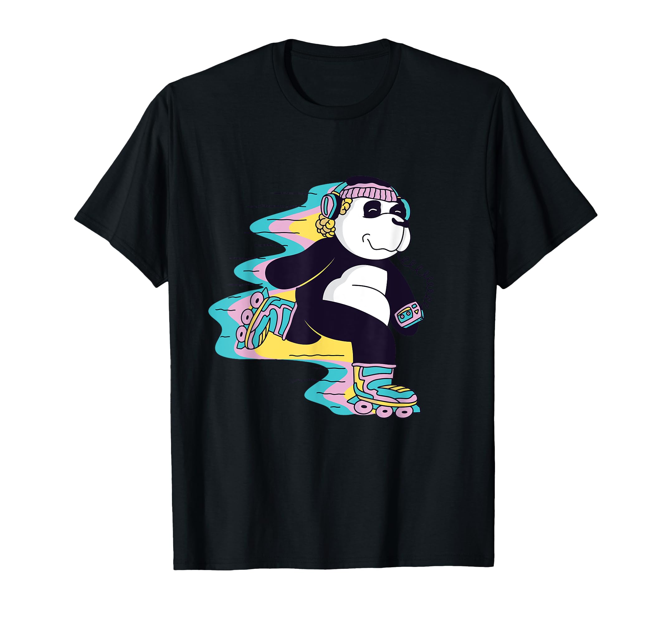Panda Roller Skate Inline Skater Gift T-Shirt - Novelty Apparel Unisex - T-Shirt, Sweatshirt, Hoodie