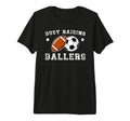 Mens Busy Raising Ballers Football Soccer T-Shirt - Novelty Apparel Unisex - T-Shirt, Sweatshirt, Hoodie
