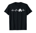 Ice Hockey Goalie Heartbeat Line T-Shirt - Casual Everyday Wear Unisex - T-Shirt, Sweatshirt, Hoodie