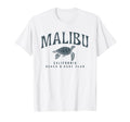Malibu California Beach Surf Club T-Shirt - Unique Graphic Men Women - T-Shirt, Sweatshirt, Hoodie