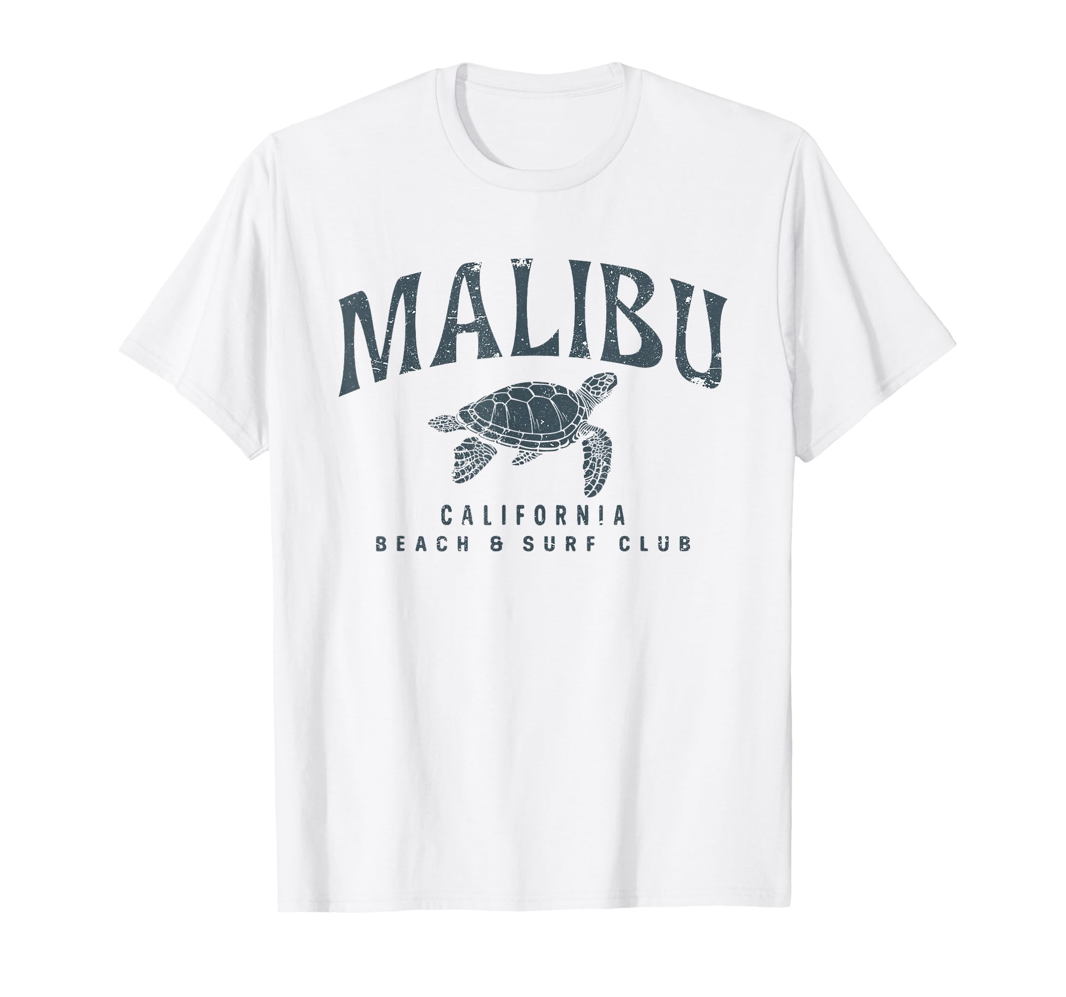 Malibu California Beach Surf Club T-Shirt - Unique Graphic Men Women - T-Shirt, Sweatshirt, Hoodie