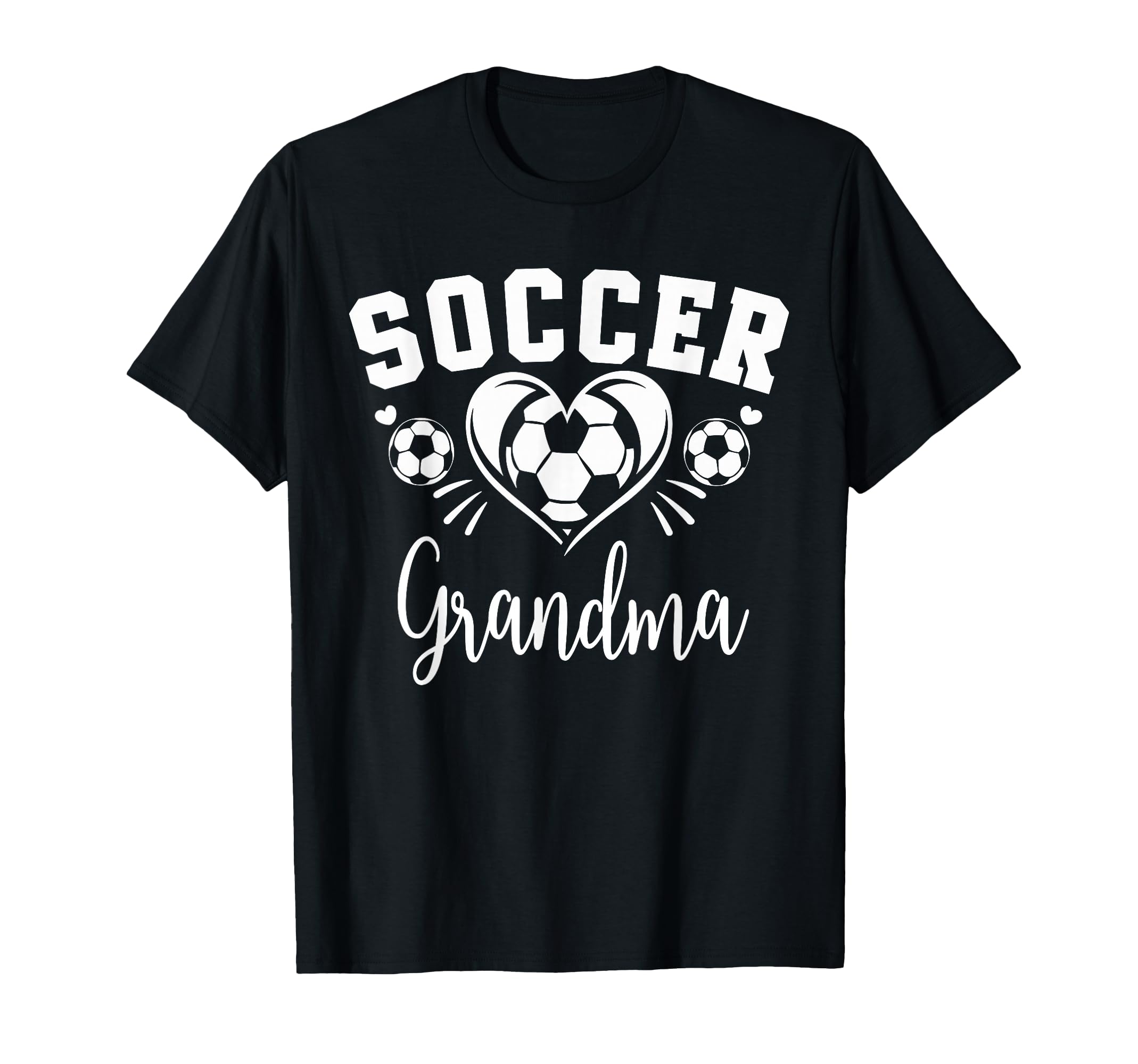 Soccer Grandma Soccer Heart T-Shirt - Custom Art Print Men Women - T-Shirt, Sweatshirt, Hoodie