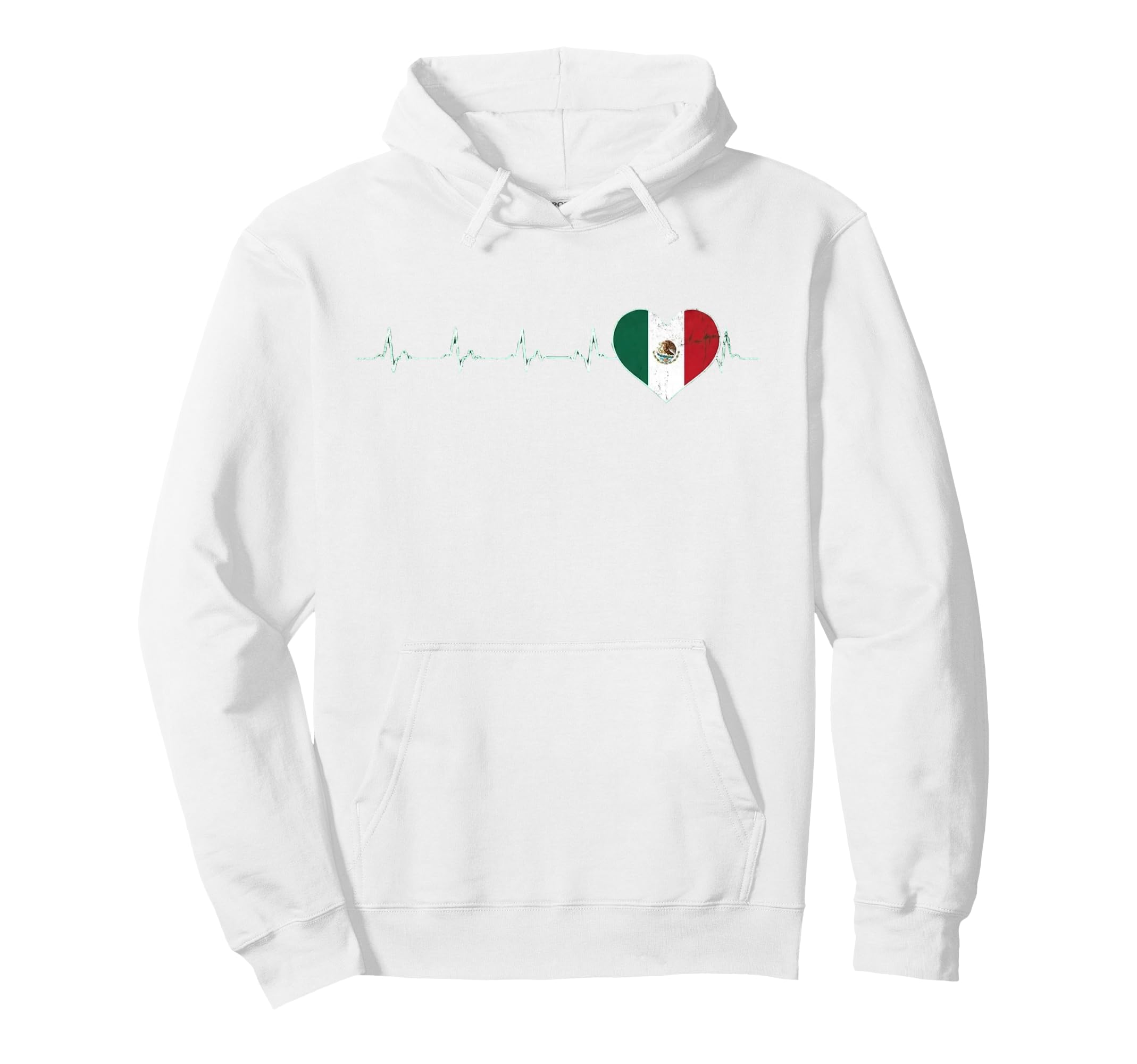 Mexico Flag Mexican Hispanic Pride Hoodie - Streetwear Style Men Women - T-Shirt, Sweatshirt, Hoodie