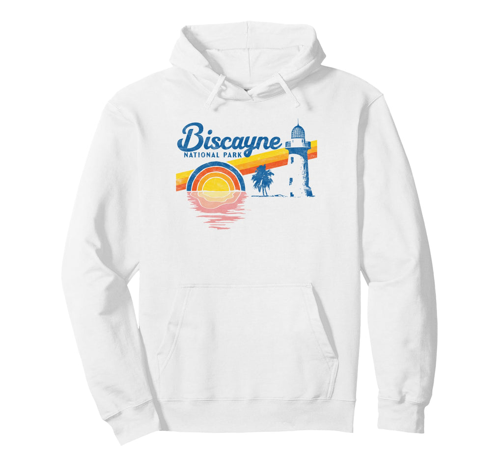 Biscayne National Park 80S Hoodie - Casual Everyday Wear Unisex - T-Shirt, Sweatshirt, Hoodie