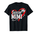 Soccer Mimi Heart Grandma Mimi T-Shirt - Aesthetic Graphic for Adults - T-Shirt, Sweatshirt, Hoodie