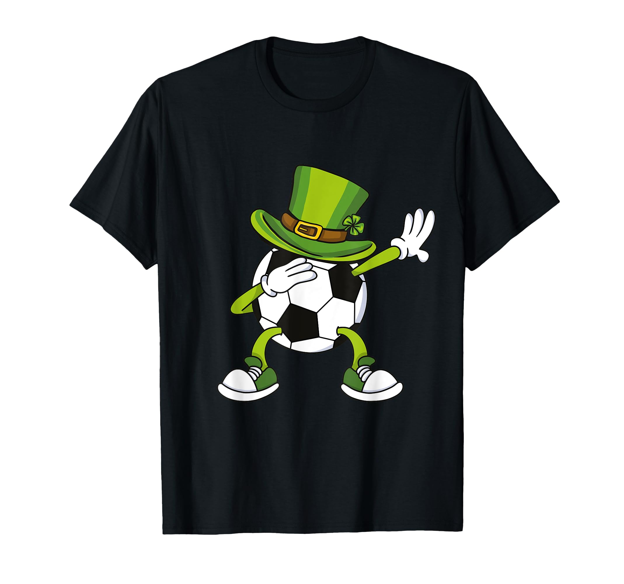 Soccer Player St Patricks Day Leprechaun T-Shirt - Graphic Print Unisex - T-Shirt, Sweatshirt, Hoodie