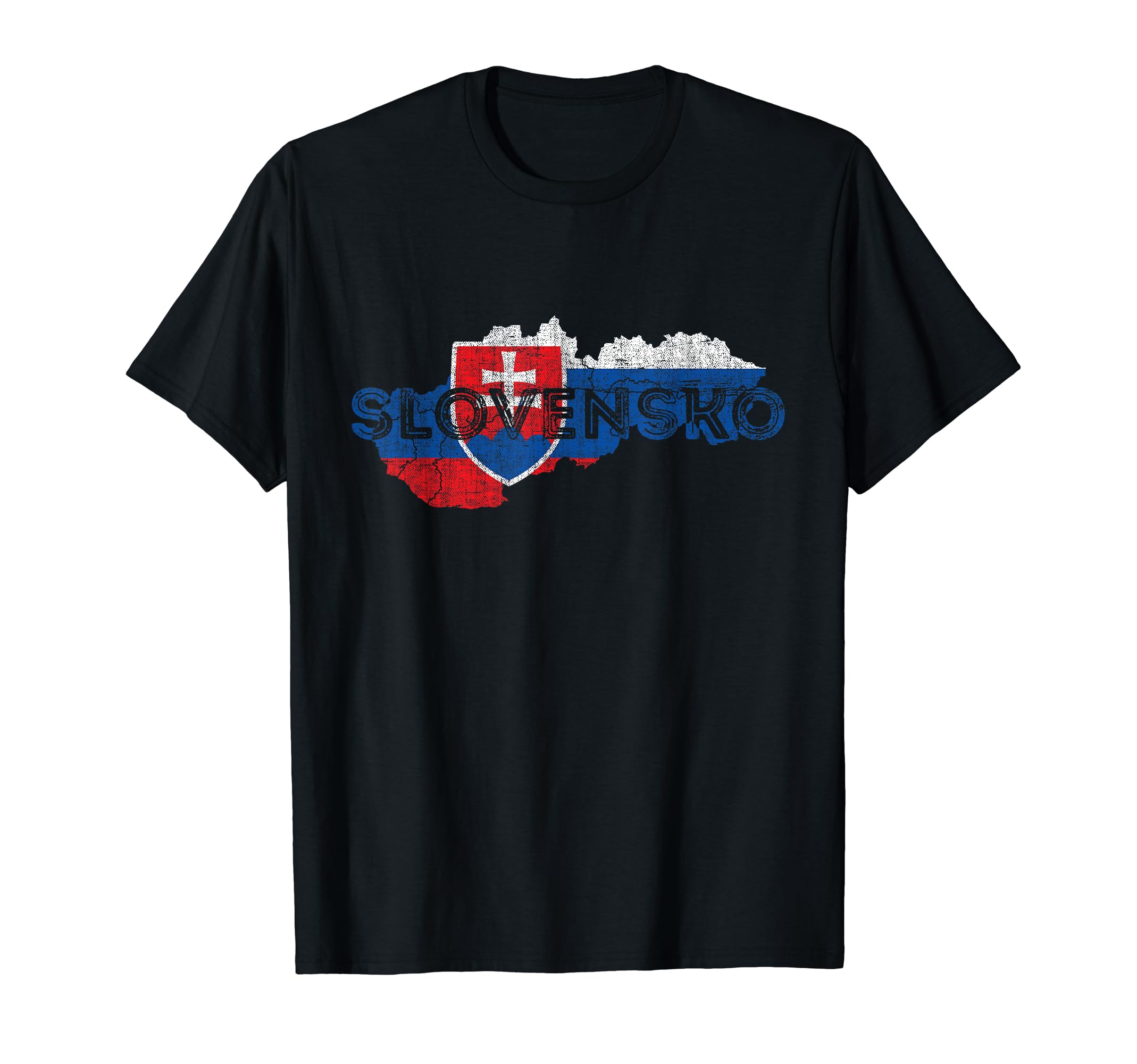 Slovak Map And Flag Souvenir T-Shirt - Aesthetic Graphic Men Women - T-Shirt, Sweatshirt, Hoodie