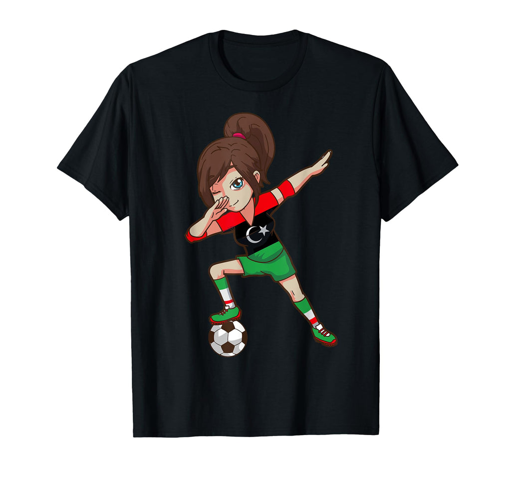 Soccer Fan Libya Libyan Flag T-Shirt - Casual Everyday Wear for Adults - T-Shirt, Sweatshirt, Hoodie