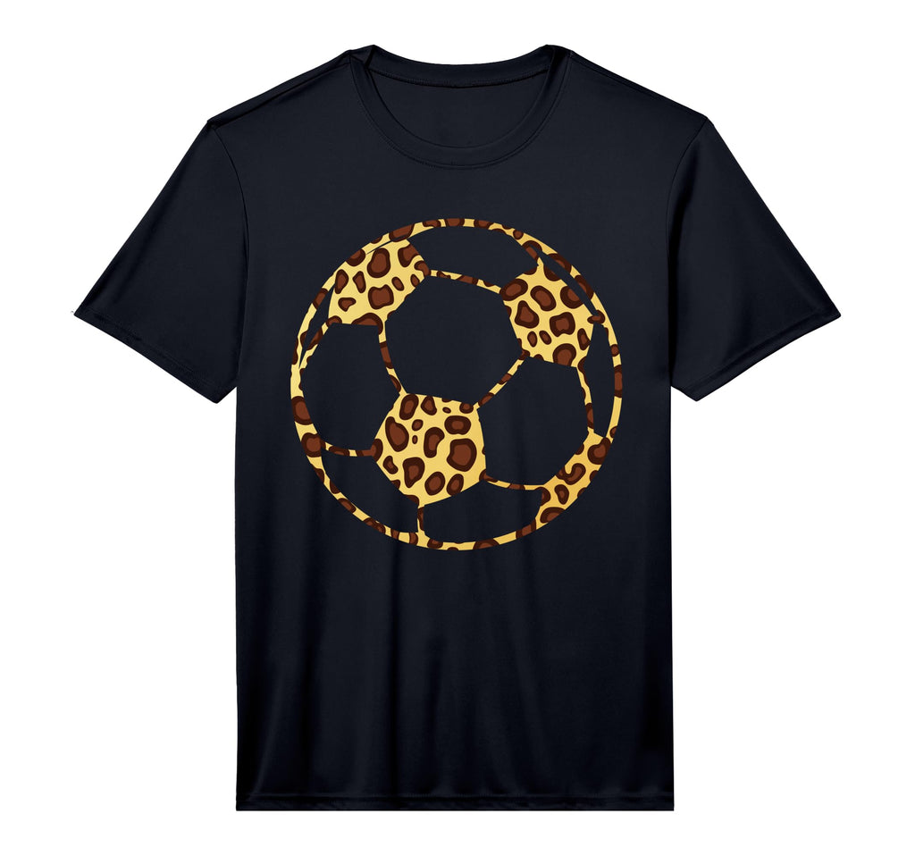 Soccerball Cheetah Leopard Pattern T-Shirt - Trendy Graphic for Adults - T-Shirt, Sweatshirt, Hoodie