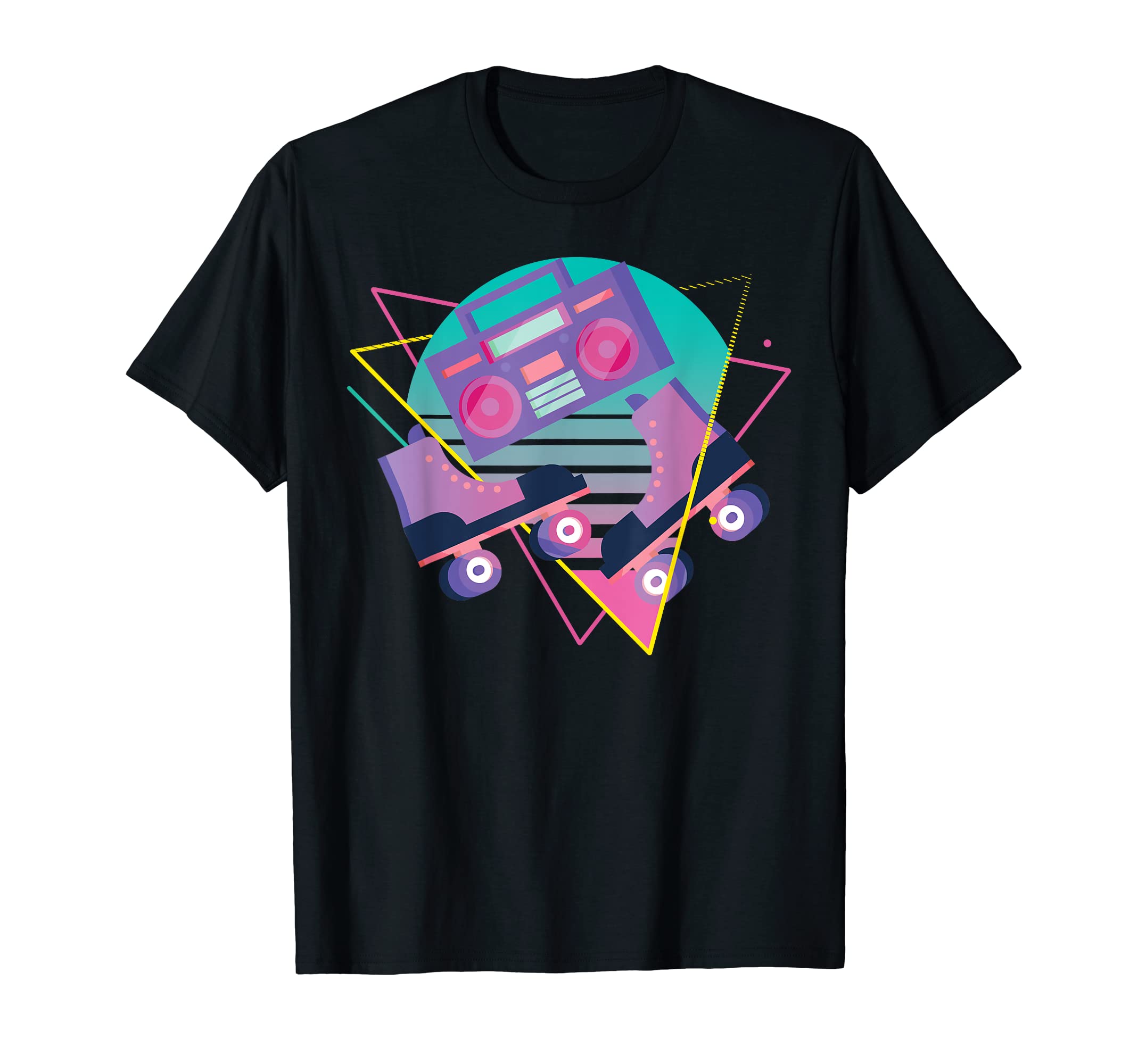 70S 80S Roller Skates Roller Skating Disco T-Shirt - Novelty Apparel Unisex - T-Shirt, Sweatshirt, Hoodie