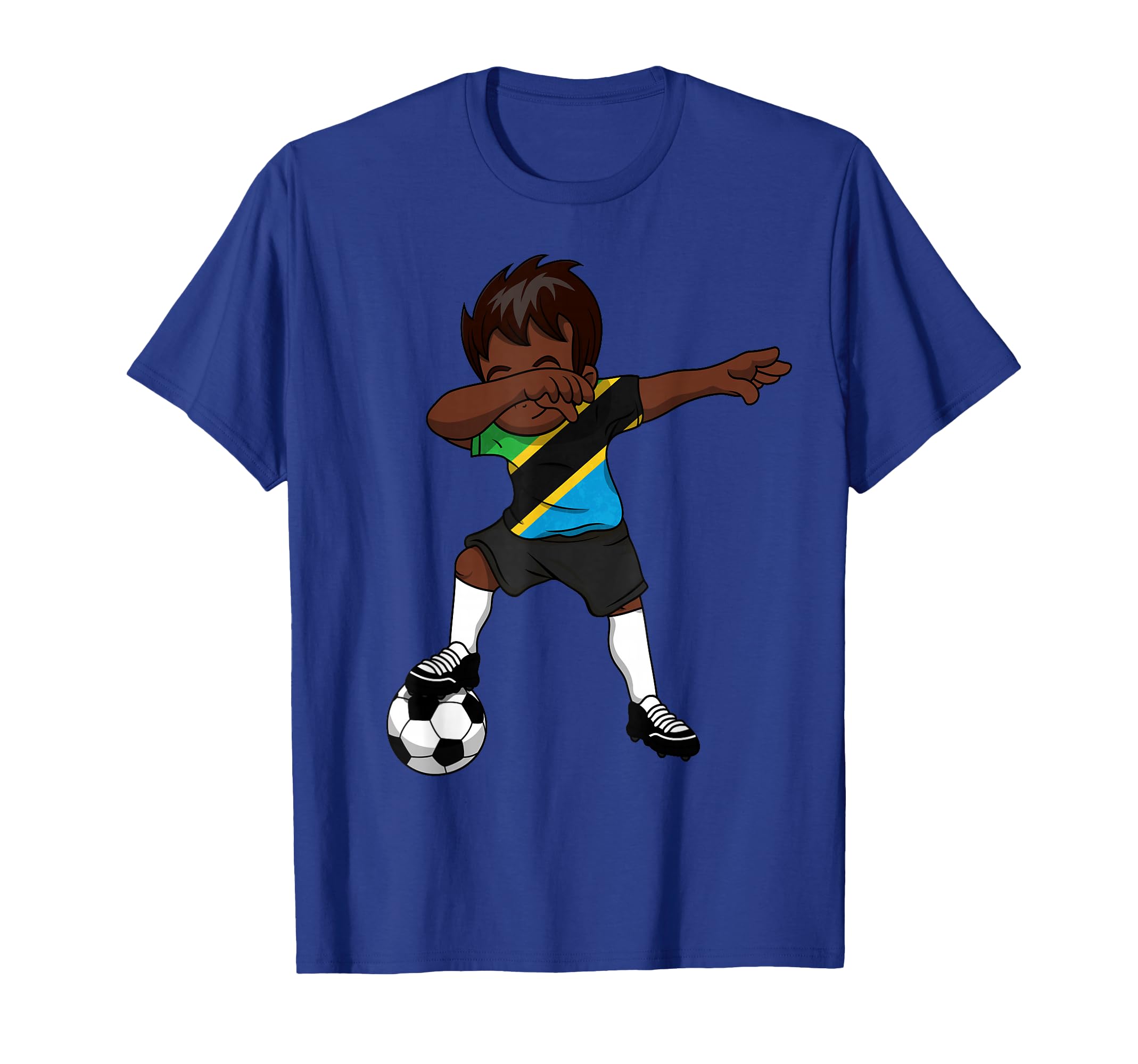 Dabbing Soccer Tanzania Tanzanian Dodoma T-Shirt - Novelty Apparel Unisex - T-Shirt, Sweatshirt, Hoodie