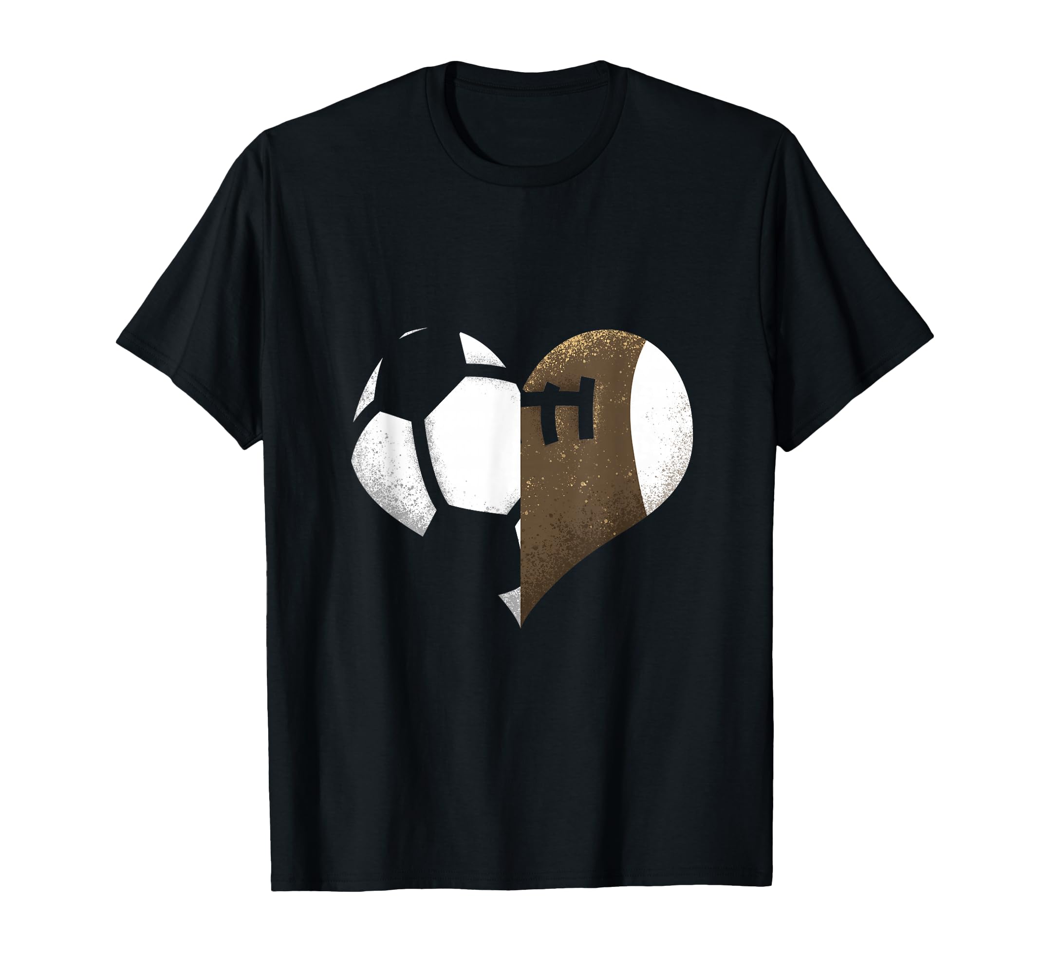 Soccer American Football Heart Sport T-Shirt - Streetwear Style Men Women - T-Shirt, Sweatshirt, Hoodie