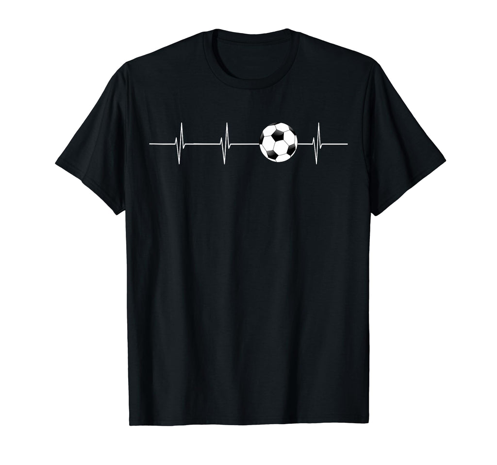 Soccer Ekg Heartbeat Love Sports T-Shirt - Graphic Print Men Women - T-Shirt, Sweatshirt, Hoodie