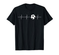 Soccer Ekg Heartbeat Love Sports T-Shirt - Graphic Print Men Women - T-Shirt, Sweatshirt, Hoodie