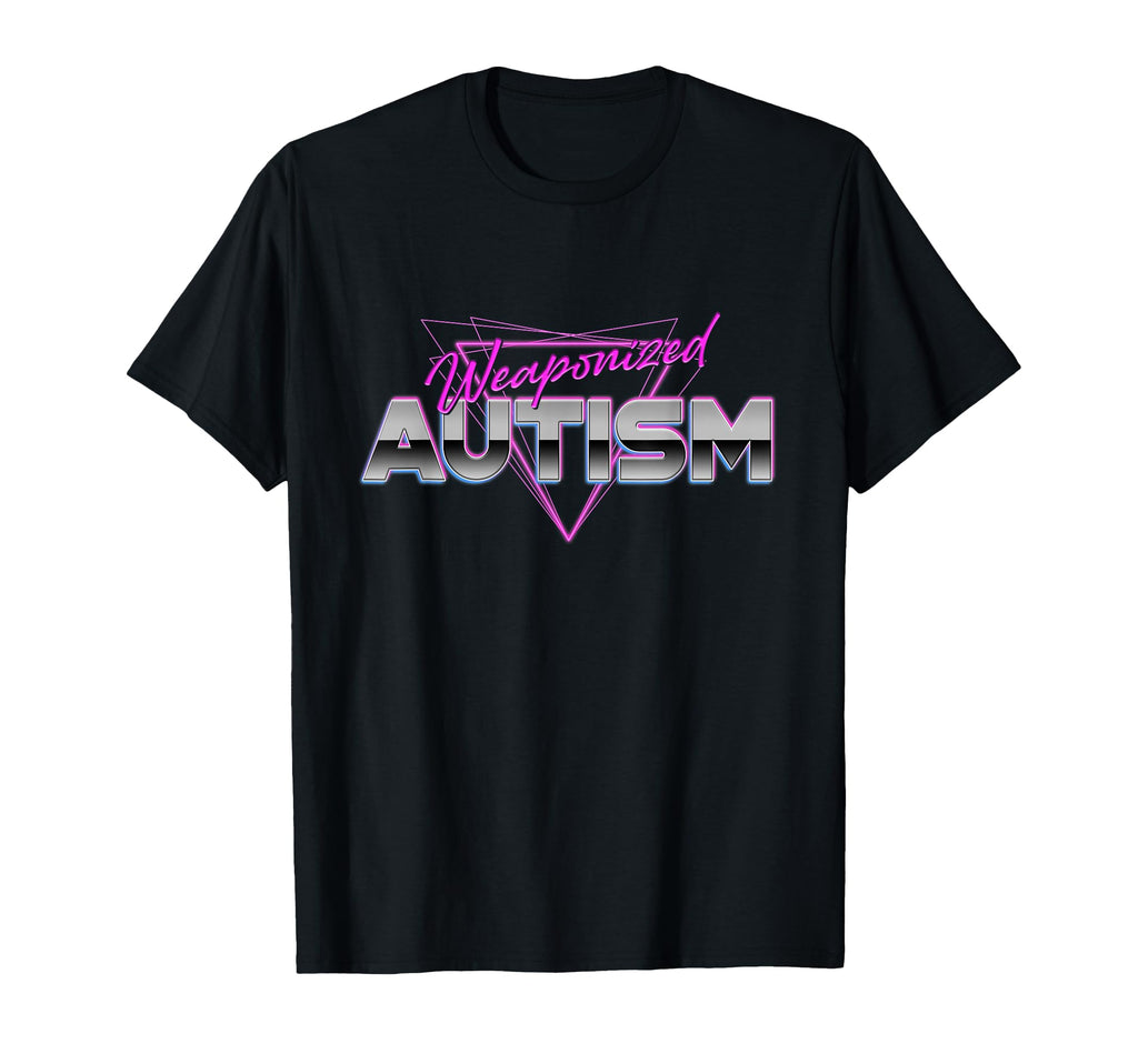 Arcade Wave Weaponized Autism Awareness T-Shirt - Unique Graphic Unisex - T-Shirt, Sweatshirt, Hoodie