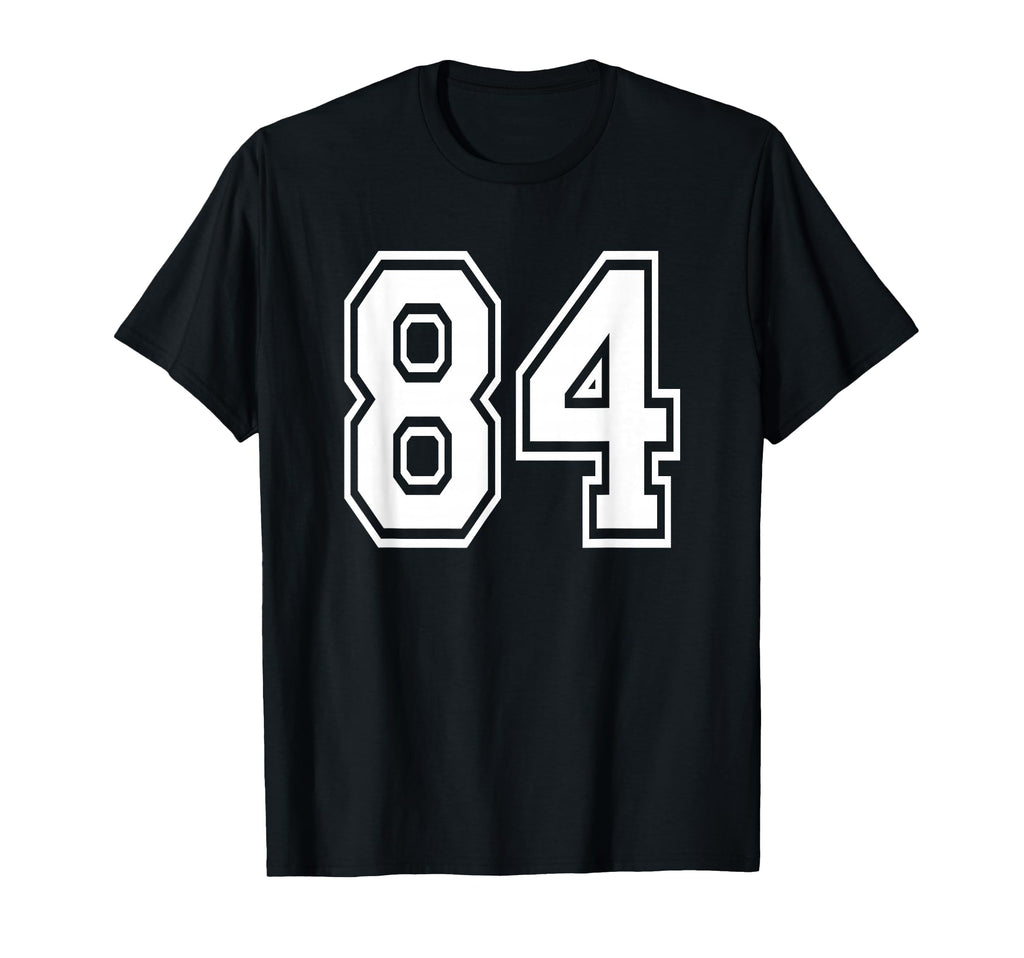 Number 84 Numbered Uniform Sports Jersey T-Shirt - Trendy Graphic Unisex - T-Shirt, Sweatshirt, Hoodie