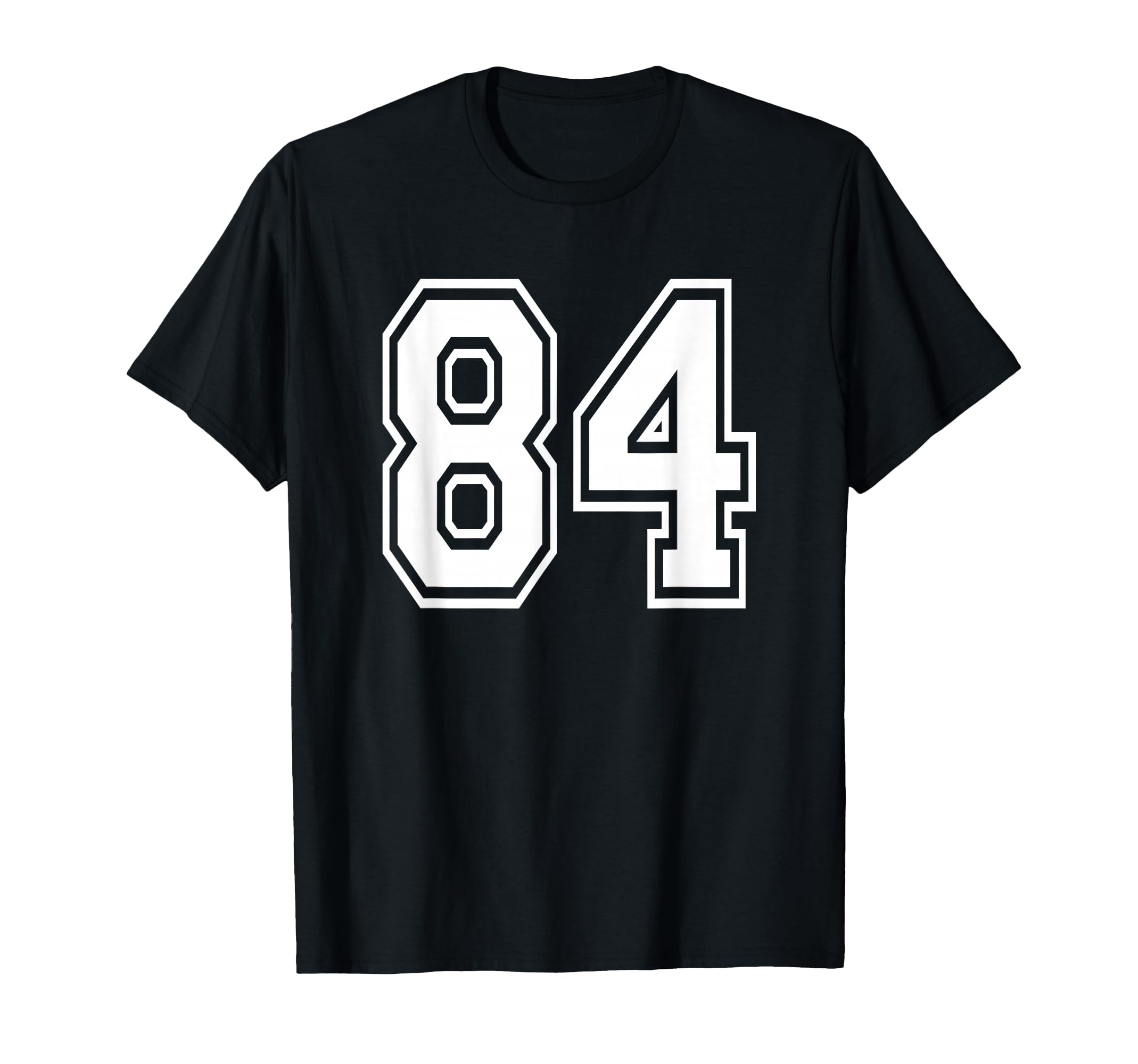 Number 84 Numbered Uniform Sports Jersey T-Shirt - Trendy Graphic Unisex - T-Shirt, Sweatshirt, Hoodie