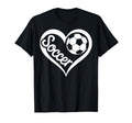 Funny Soccer Heart Soccer Player T-Shirt - Streetwear Style for Adults - T-Shirt, Sweatshirt, Hoodie