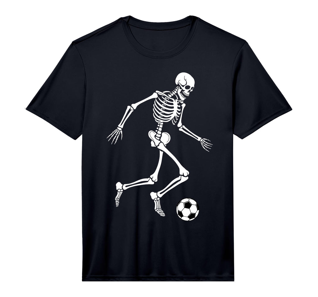 Soccer Skeleton Playing Soccer T-Shirt - Graphic Print for Adults - T-Shirt, Sweatshirt, Hoodie