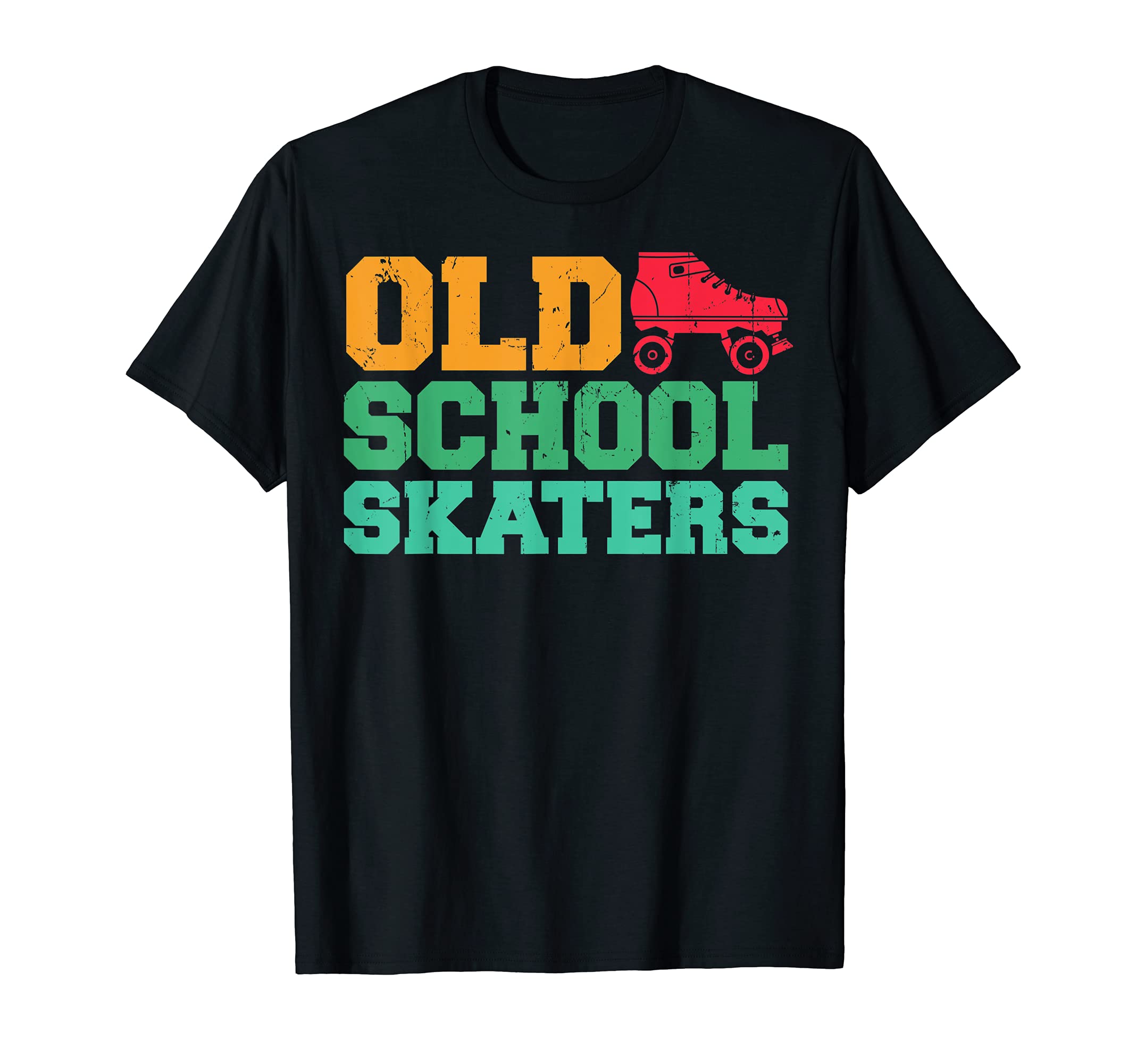 Old School Skaters Roller Skates Lover T-Shirt - Graphic Print Men Women - T-Shirt, Sweatshirt, Hoodie