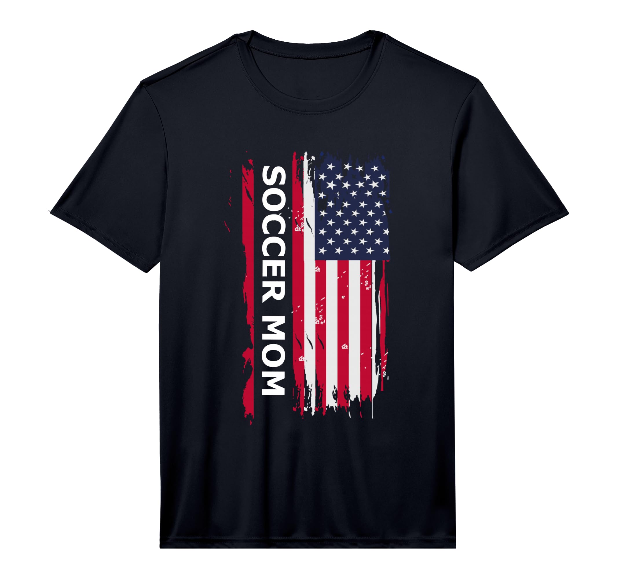 Usa Soccer Mom Mother Usa Flag T-Shirt - Unique Graphic for Adults - T-Shirt, Sweatshirt, Hoodie