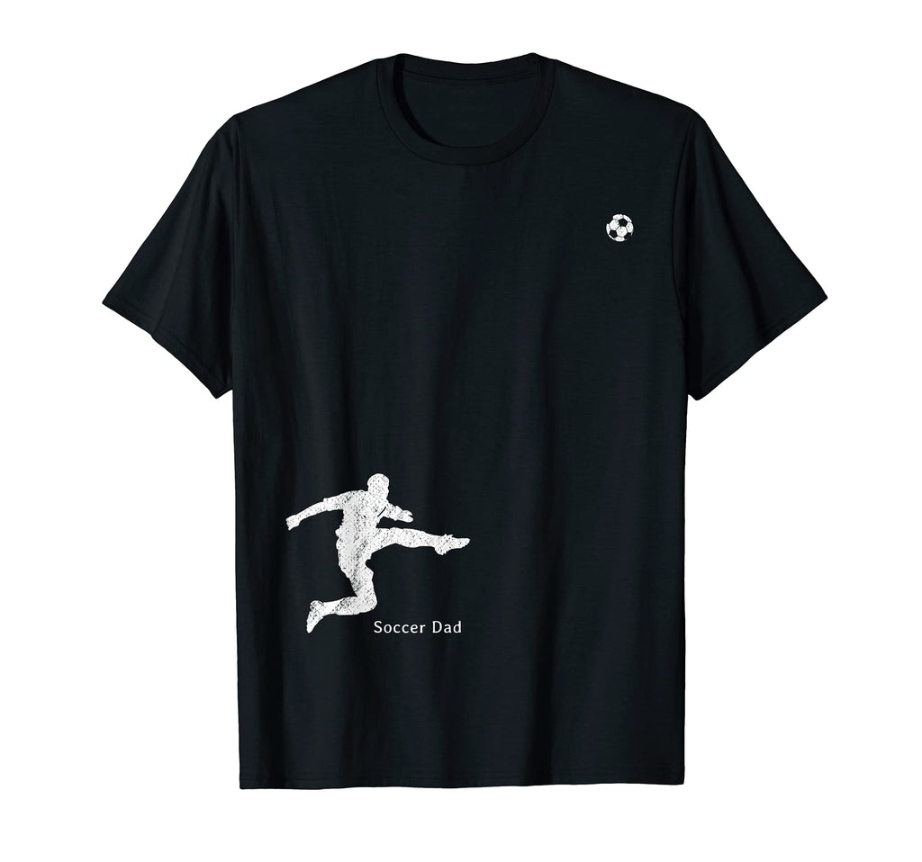 Mens Soccer Dad And Soccer Ball T-Shirt - Custom Art Print for Adults - T-Shirt, Sweatshirt, Hoodie