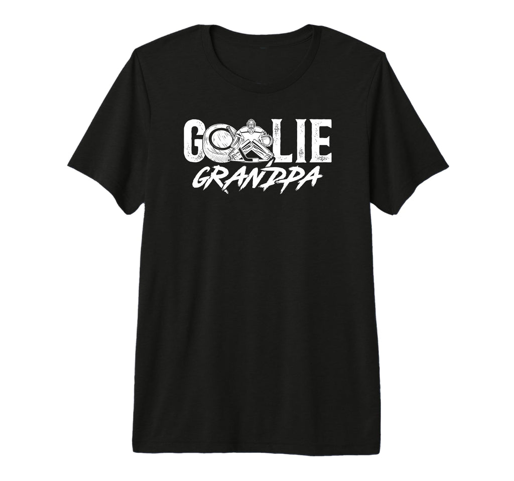 Mens Ice Hockey Goalie Grandpa Hockey T-Shirt - Aesthetic Graphic Unisex - T-Shirt, Sweatshirt, Hoodie