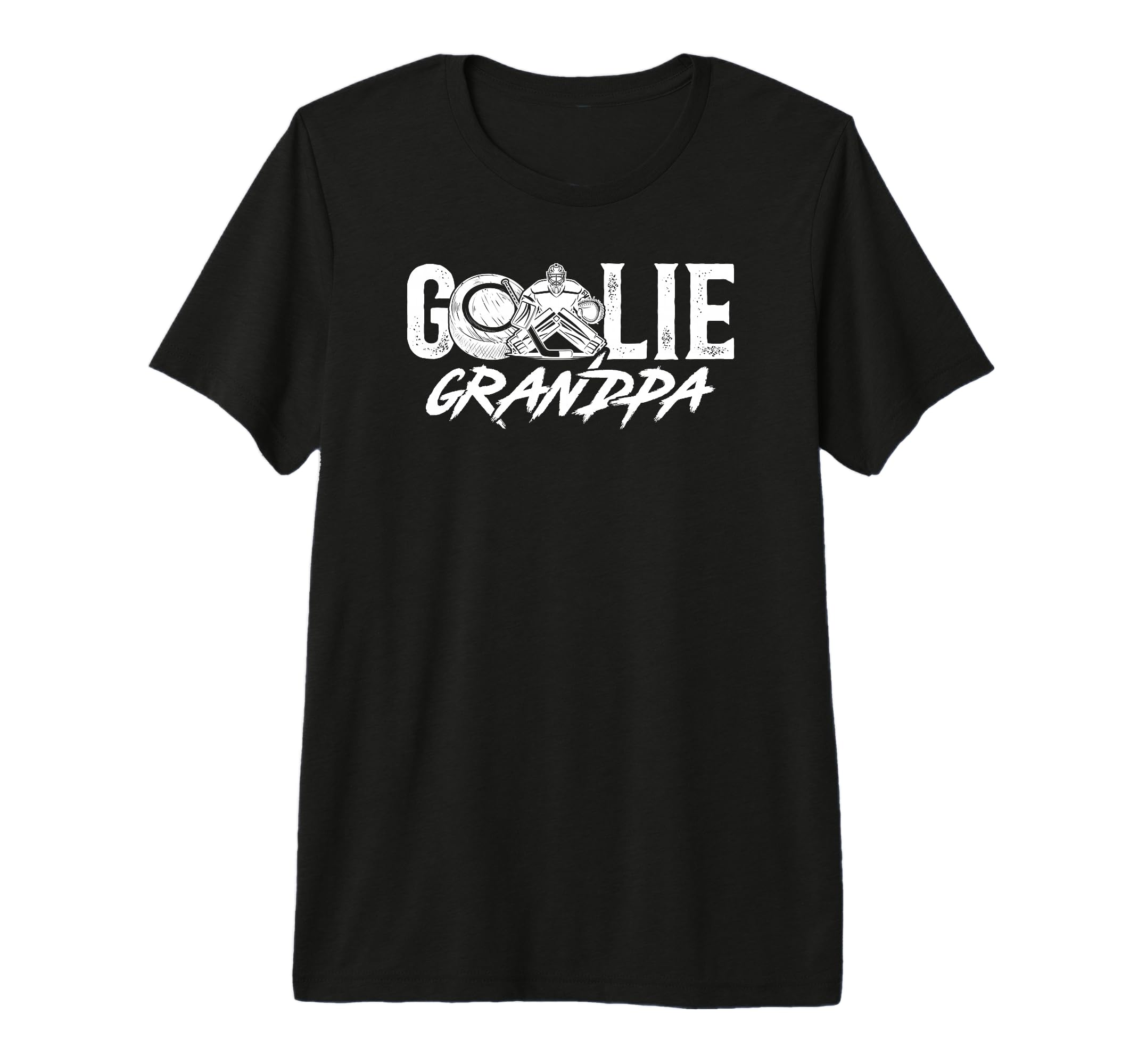 Mens Ice Hockey Goalie Grandpa Hockey T-Shirt - Aesthetic Graphic Unisex - T-Shirt, Sweatshirt, Hoodie