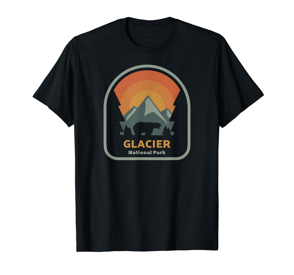 Glacier National Park Sunset T-Shirt - Trendy Graphic Unisex - T-Shirt, Sweatshirt, Hoodie
