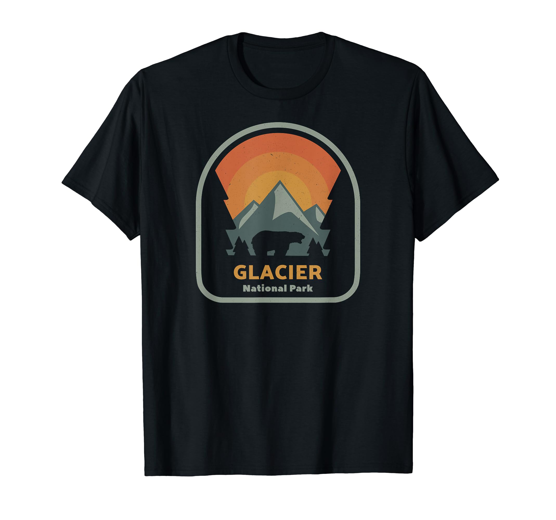 Glacier National Park Sunset T-Shirt - Trendy Graphic Unisex - T-Shirt, Sweatshirt, Hoodie