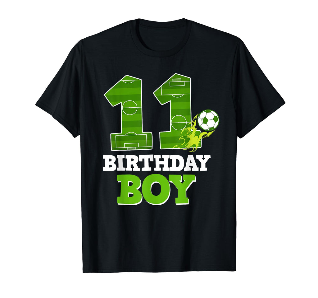Happy 11Th Birthday Soccer Lover T-Shirt - Casual Everyday Wear Men Women - T-Shirt, Sweatshirt, Hoodie