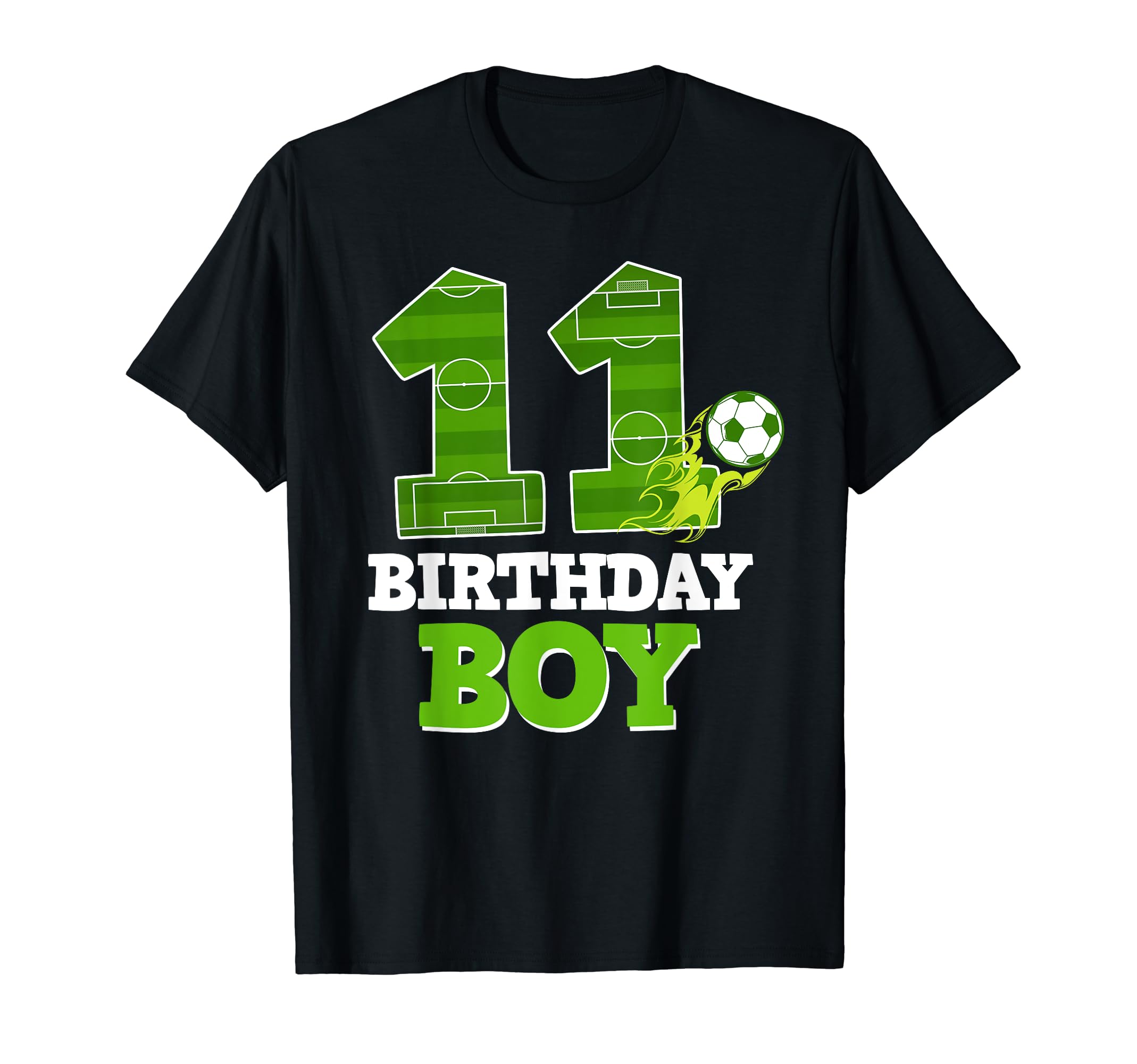 Happy 11Th Birthday Soccer Lover T-Shirt - Casual Everyday Wear Men Women - T-Shirt, Sweatshirt, Hoodie