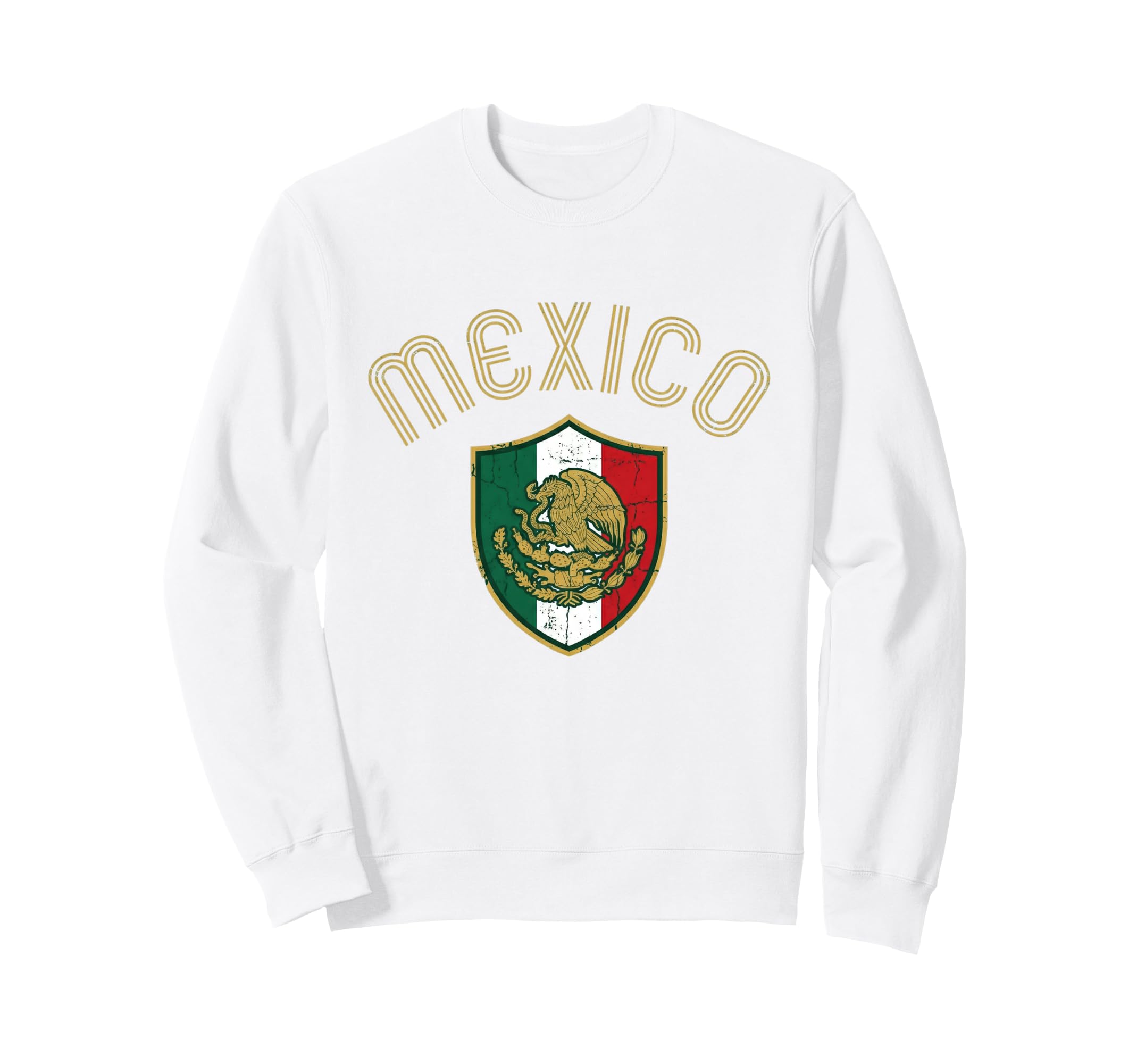 Mexico Flag Mexican Hispanic Pride Sweatshirt - Graphic Print for Adults - T-Shirt, Sweatshirt, Hoodie