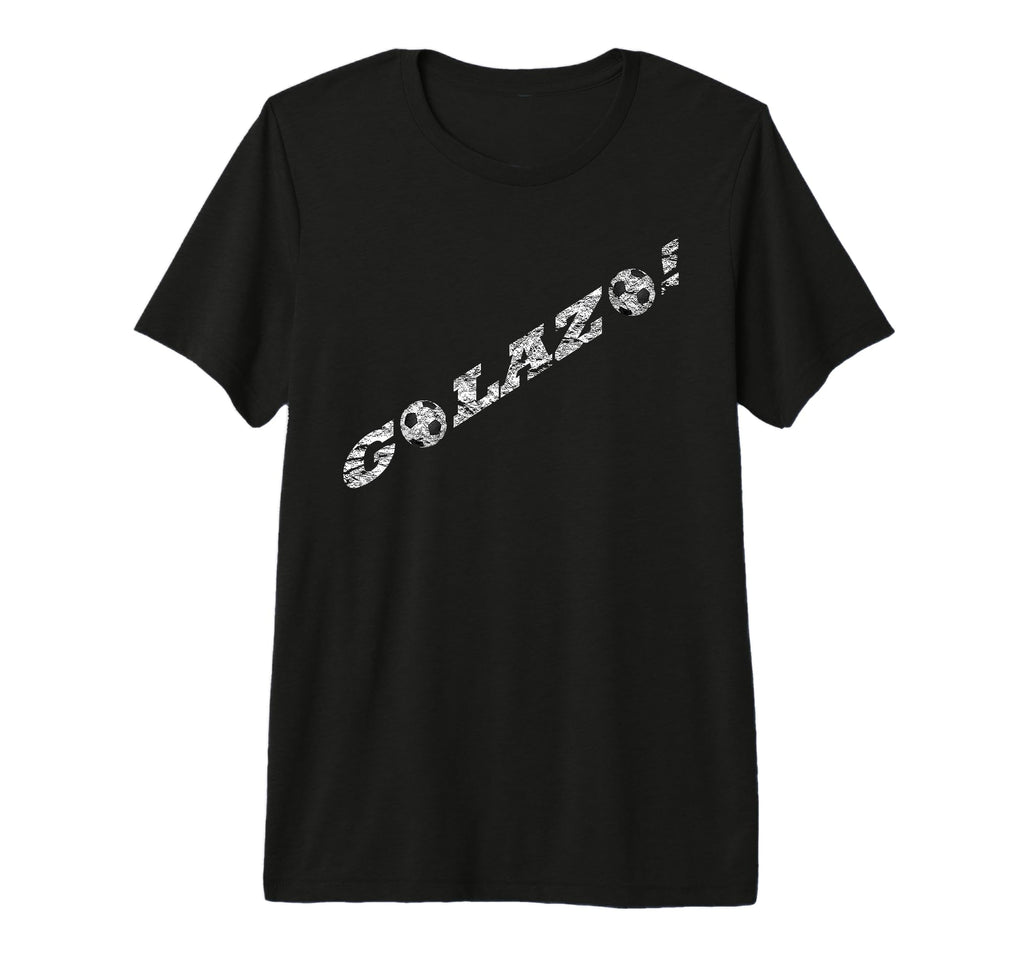 Golazo Distressed Soccer Tri Blend T-Shirt - Custom Art Print Unisex - T-Shirt, Sweatshirt, Hoodie