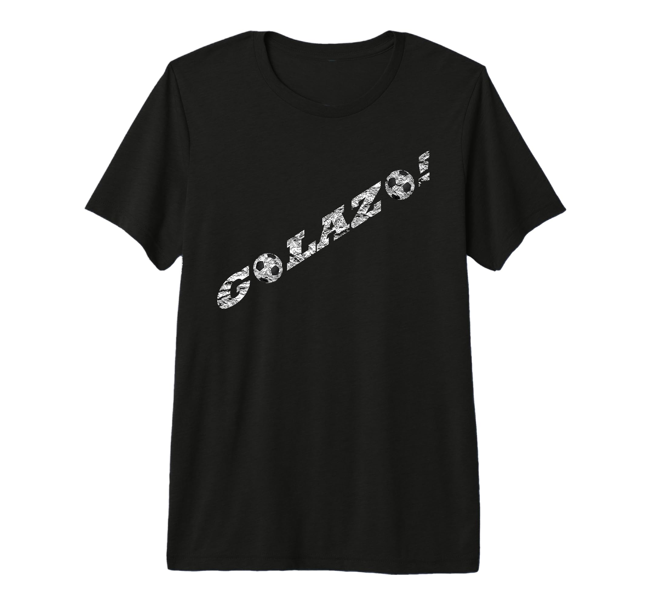 Golazo Distressed Soccer Tri Blend T-Shirt - Custom Art Print Unisex - T-Shirt, Sweatshirt, Hoodie