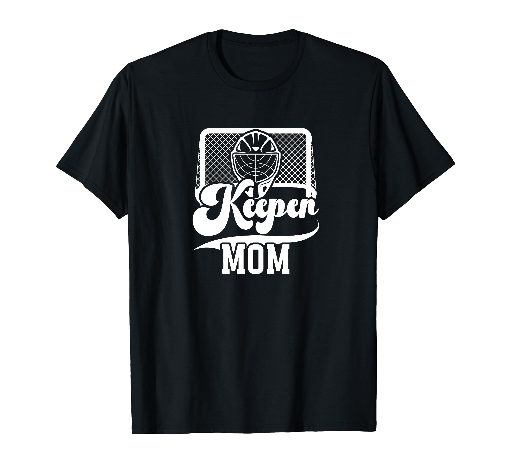 Ice Hockey Keeper Mom Ice Hockey T-Shirt - Minimalist Print Men Women - T-Shirt, Sweatshirt, Hoodie