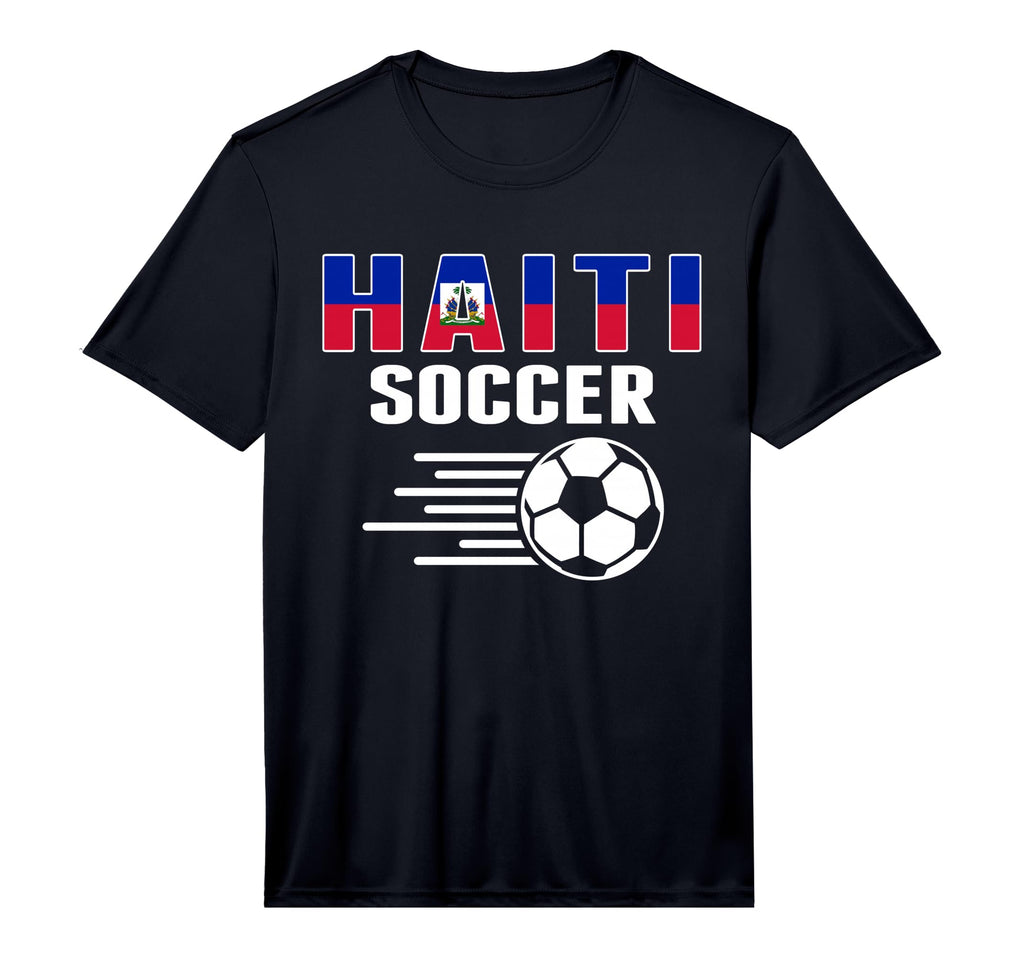 Proud Haiti Soccer Fans Jersey T-Shirt - Custom Art Print for Adults - T-Shirt, Sweatshirt, Hoodie