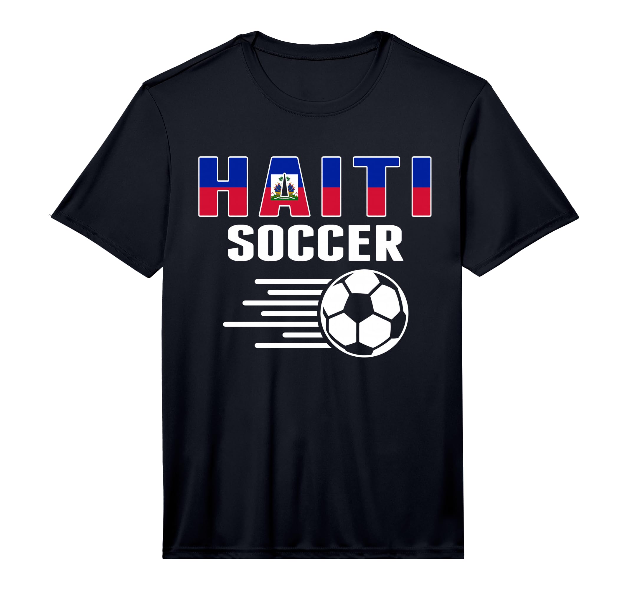 Proud Haiti Soccer Fans Jersey T-Shirt - Custom Art Print for Adults - T-Shirt, Sweatshirt, Hoodie