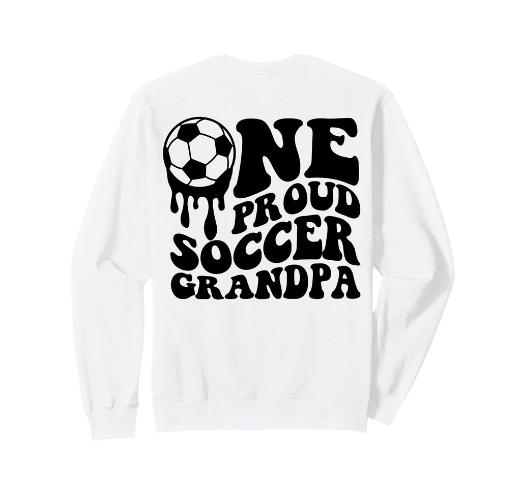 Proud Soccer Grandpa Soccer Ball Sweatshirt - Unique Graphic Men Women - T-Shirt, Sweatshirt, Hoodie
