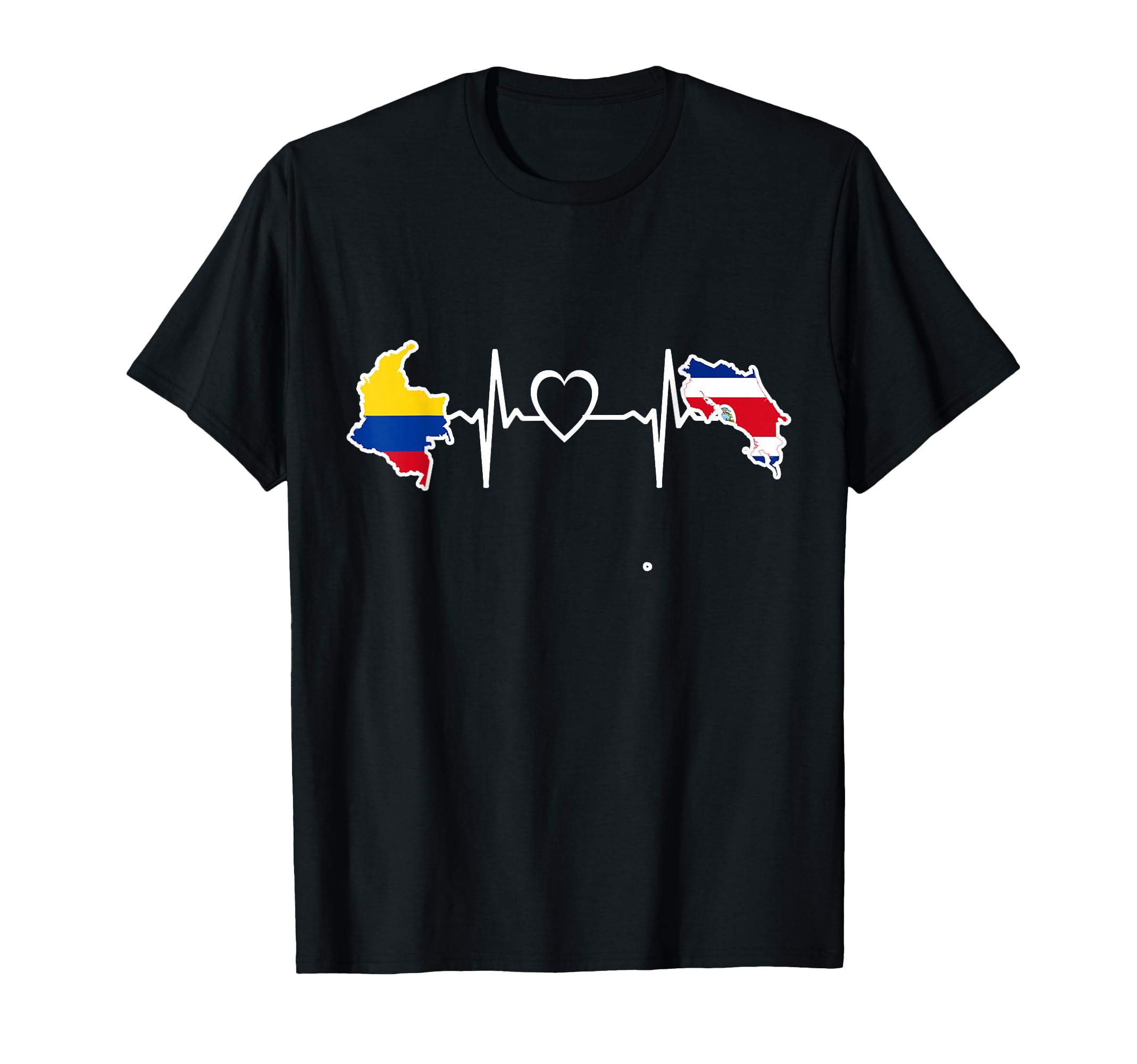 Costa Rica Colombia Flag Costa Rican T-Shirt - Unique Graphic Unisex - T-Shirt, Sweatshirt, Hoodie