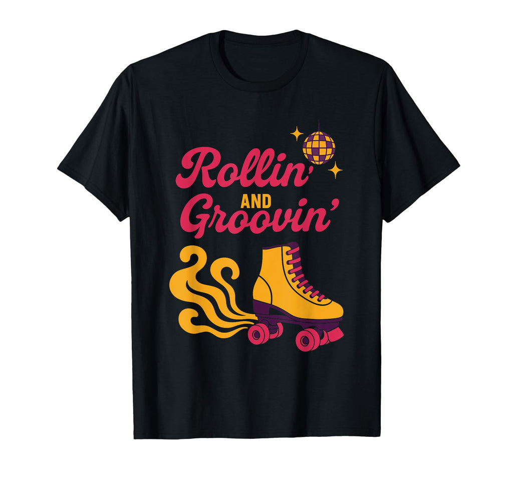 Roller Rink Crew Skate Disco Vibes T-Shirt - Custom Art Print Men Women - T-Shirt, Sweatshirt, Hoodie