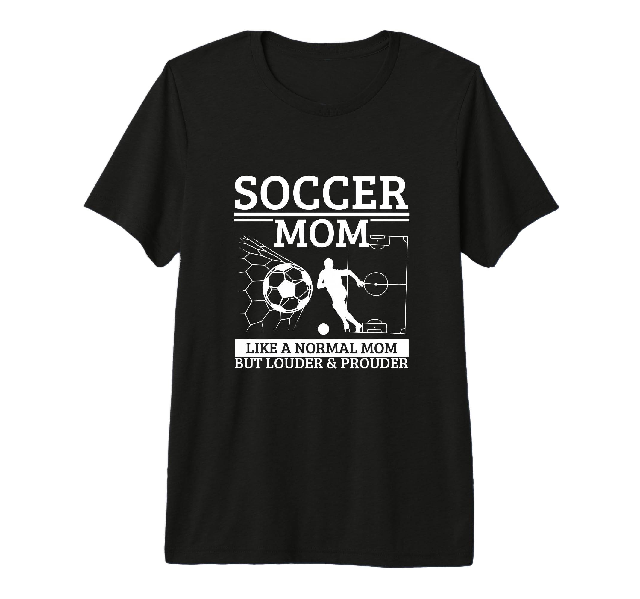 Soccer Mom Mother Funny Soccer T-Shirt - Casual Everyday Wear for Adults - T-Shirt, Sweatshirt, Hoodie