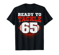 Football 65Th Birthday Player Tackle T-Shirt - Streetwear Style for Adults - T-Shirt, Sweatshirt, Hoodie