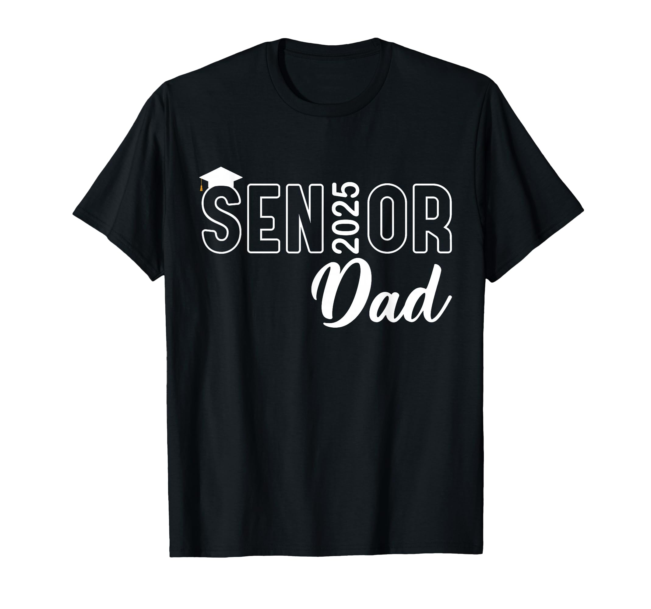 Proud Senior Dad 2025 Senior 2025 Dad T-Shirt - Custom Art Print Unisex - T-Shirt, Sweatshirt, Hoodie