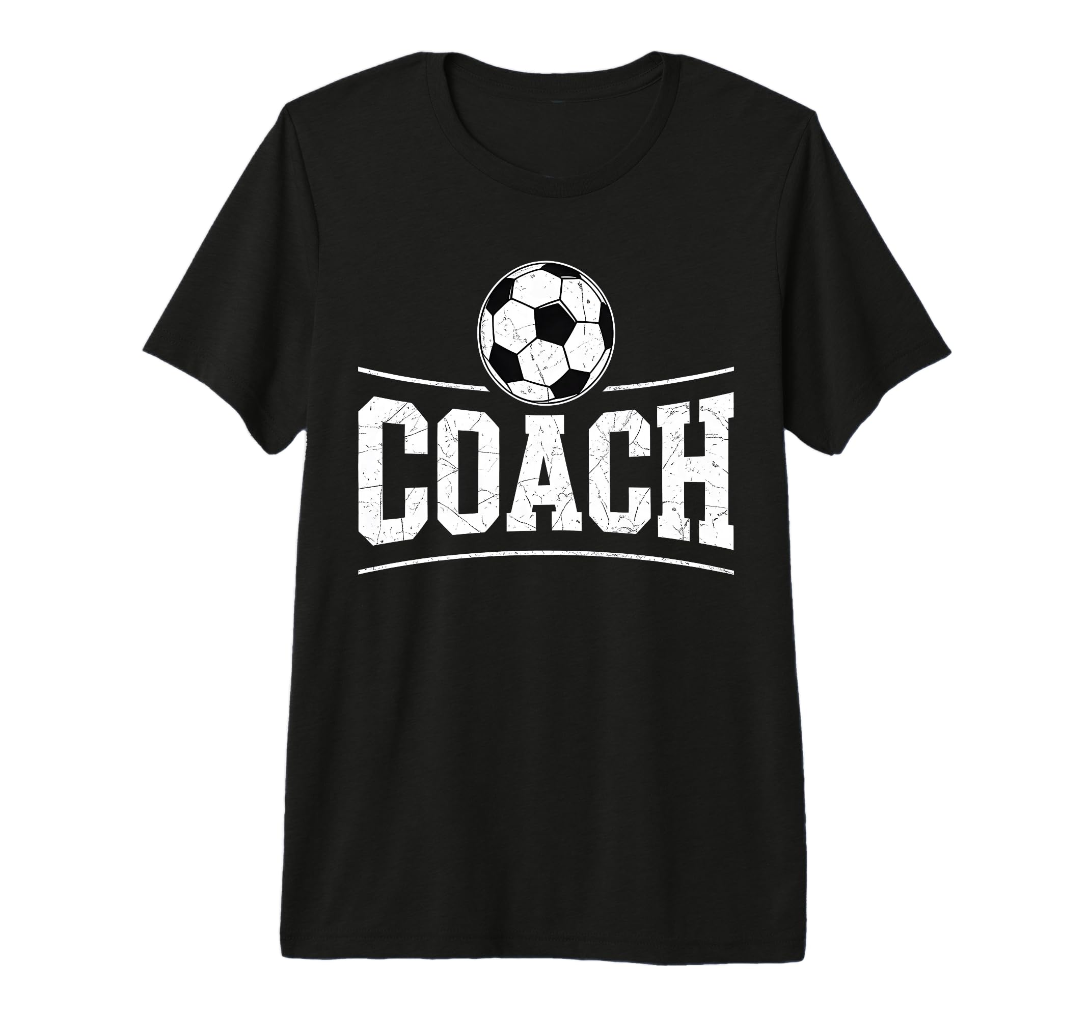 Soccer Coach Distressed Sports Team T-Shirt - Fun Novelty Design Unisex - T-Shirt, Sweatshirt, Hoodie