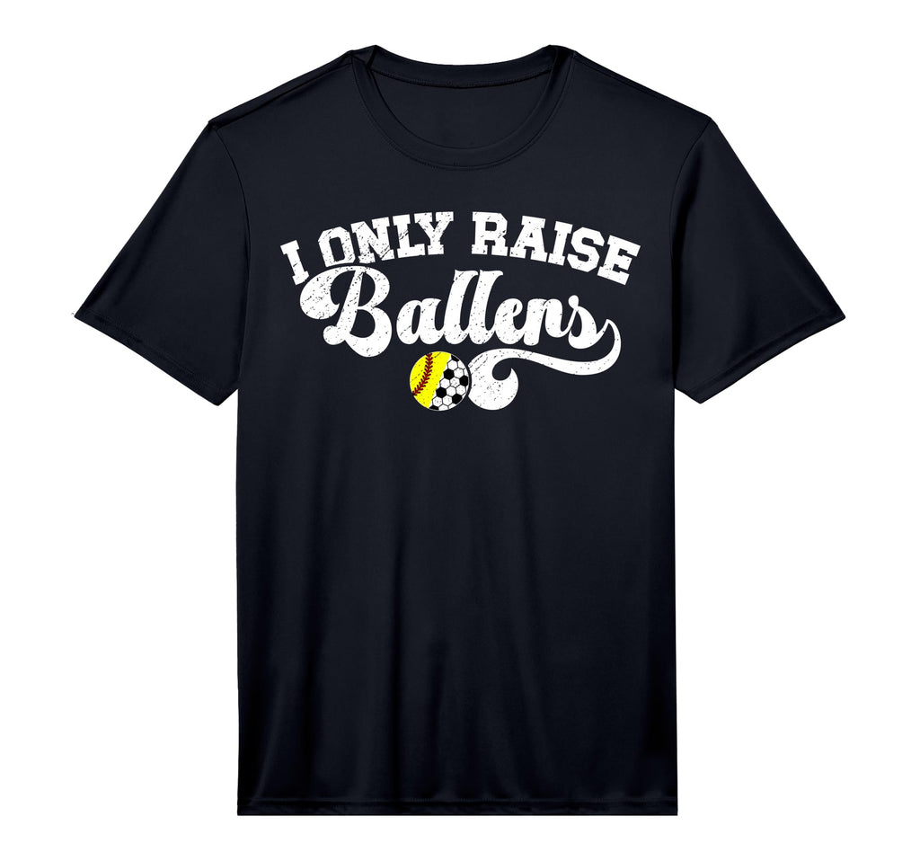 Mens I Only Raise Ballers Soccer T-Shirt - Minimalist Print Men Women - T-Shirt, Sweatshirt, Hoodie